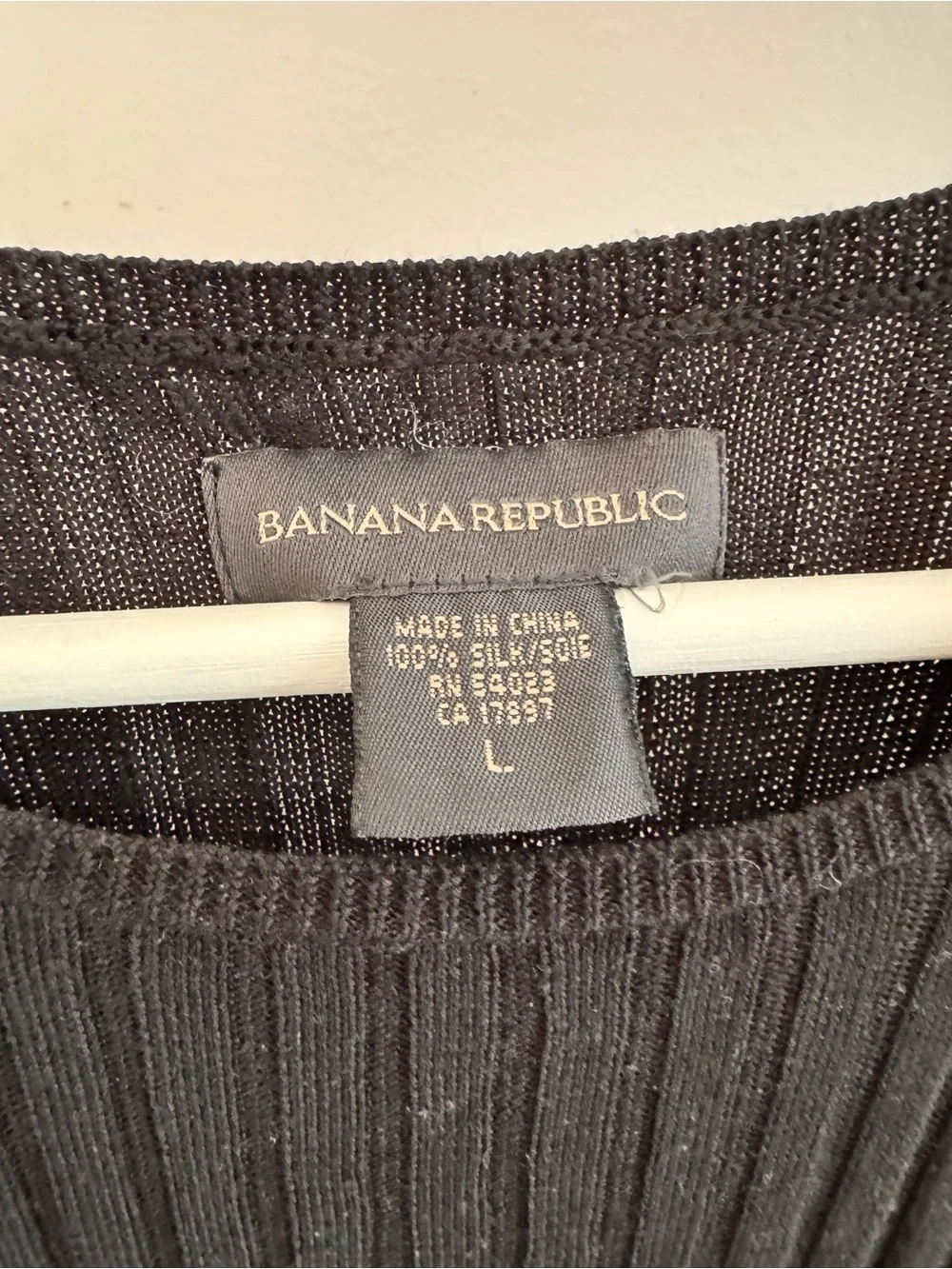 Vintage Y2K Banana Republic silk ribbed sweater